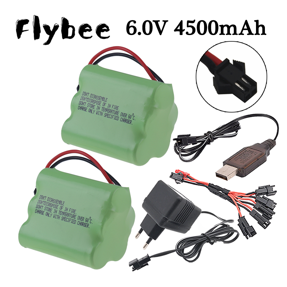 Rc Helicopter Charger - Batterie Ni-MH 6v 4500mAh, prise SM