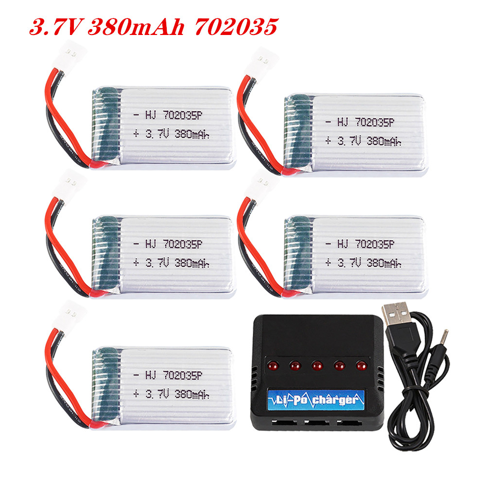 Rc Helicopter Charger - Batterie Lipo Rechargeable avec chargeur, 3.7V,