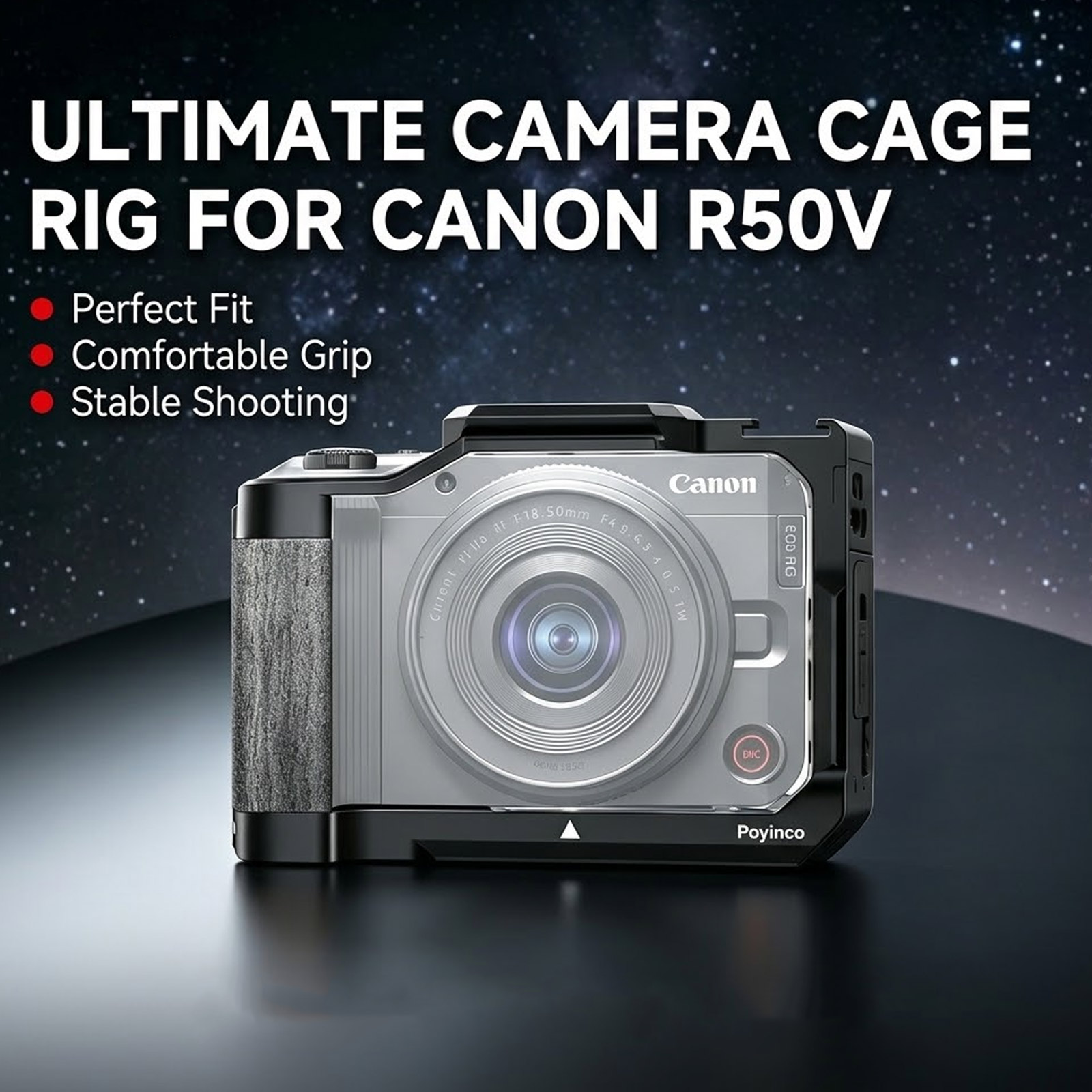 Canon Camera Eos R50 - Cage de protection en alliage d'aluminium