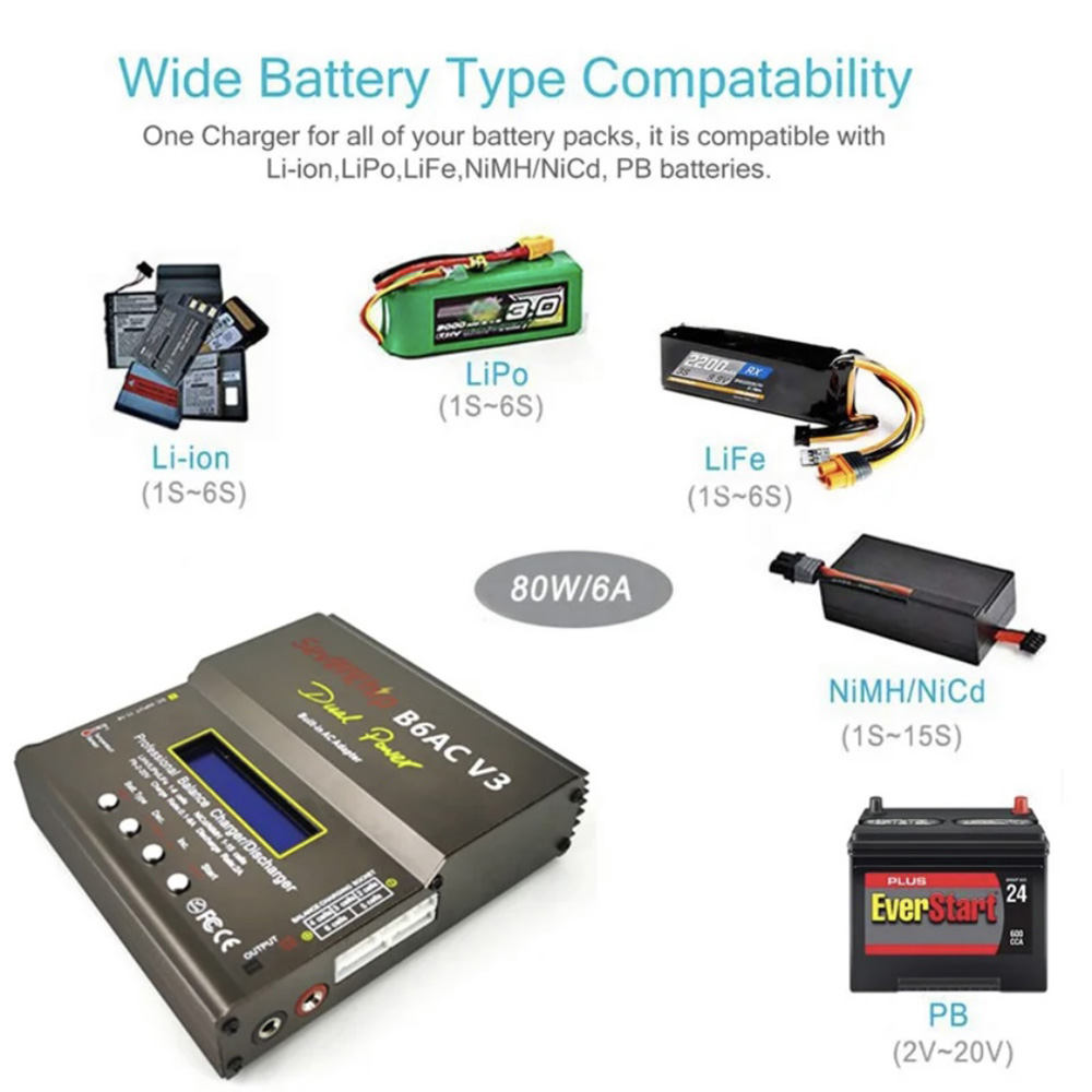 Chargeur d'équilibrage 80W IMA - Rc Helicopter Charger avis et prix